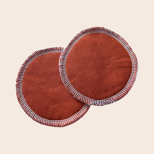 Rust Washable Breast Pads (Regular)