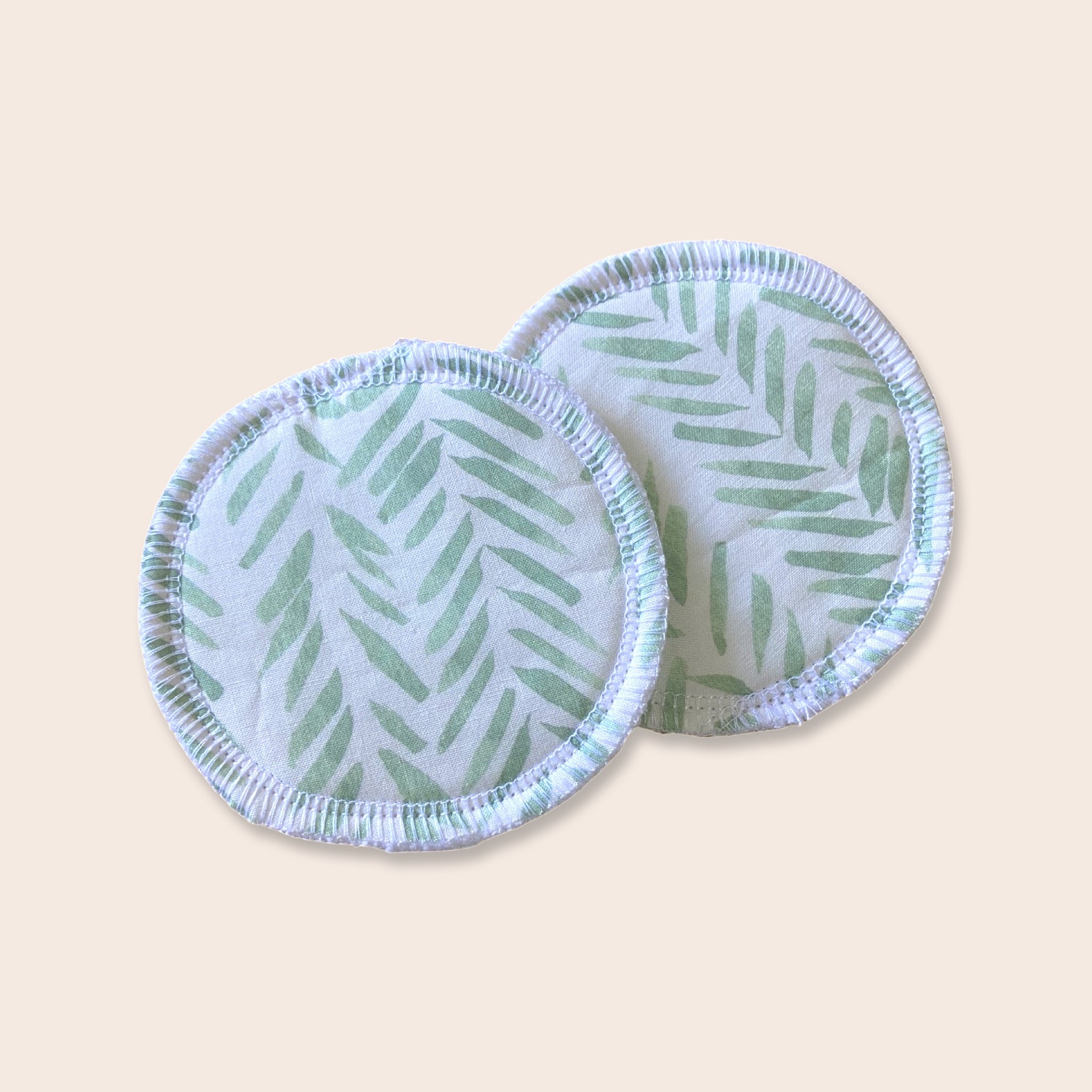 Mint Leaf Washable Breast Pads (Regular)