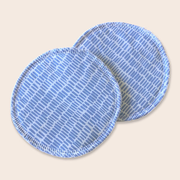 Baby Blue Washable Breast Pads (Large)