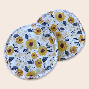 Sunflower Washable Breast Pads (Large)